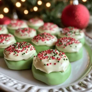 Christmas Cream Cheese Mints