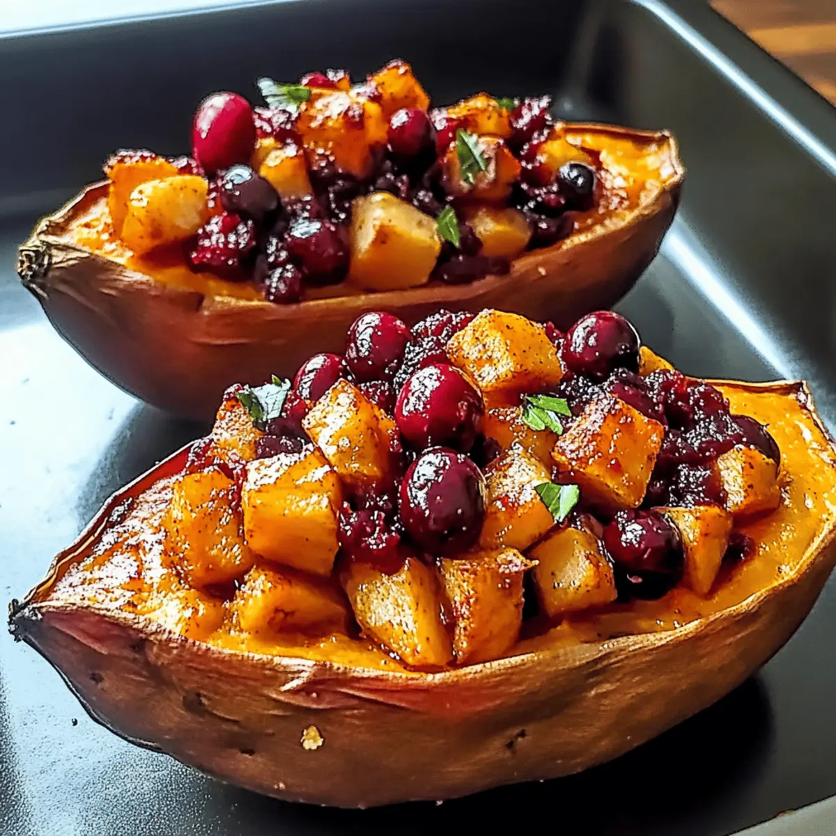 Cranberry Apple Twice-Baked