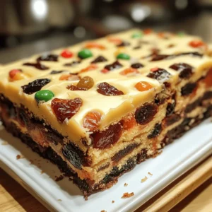 Festive Christmas Fruitcake Traybake