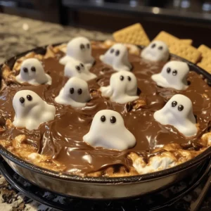Ghost S’mores Dip – Spooky