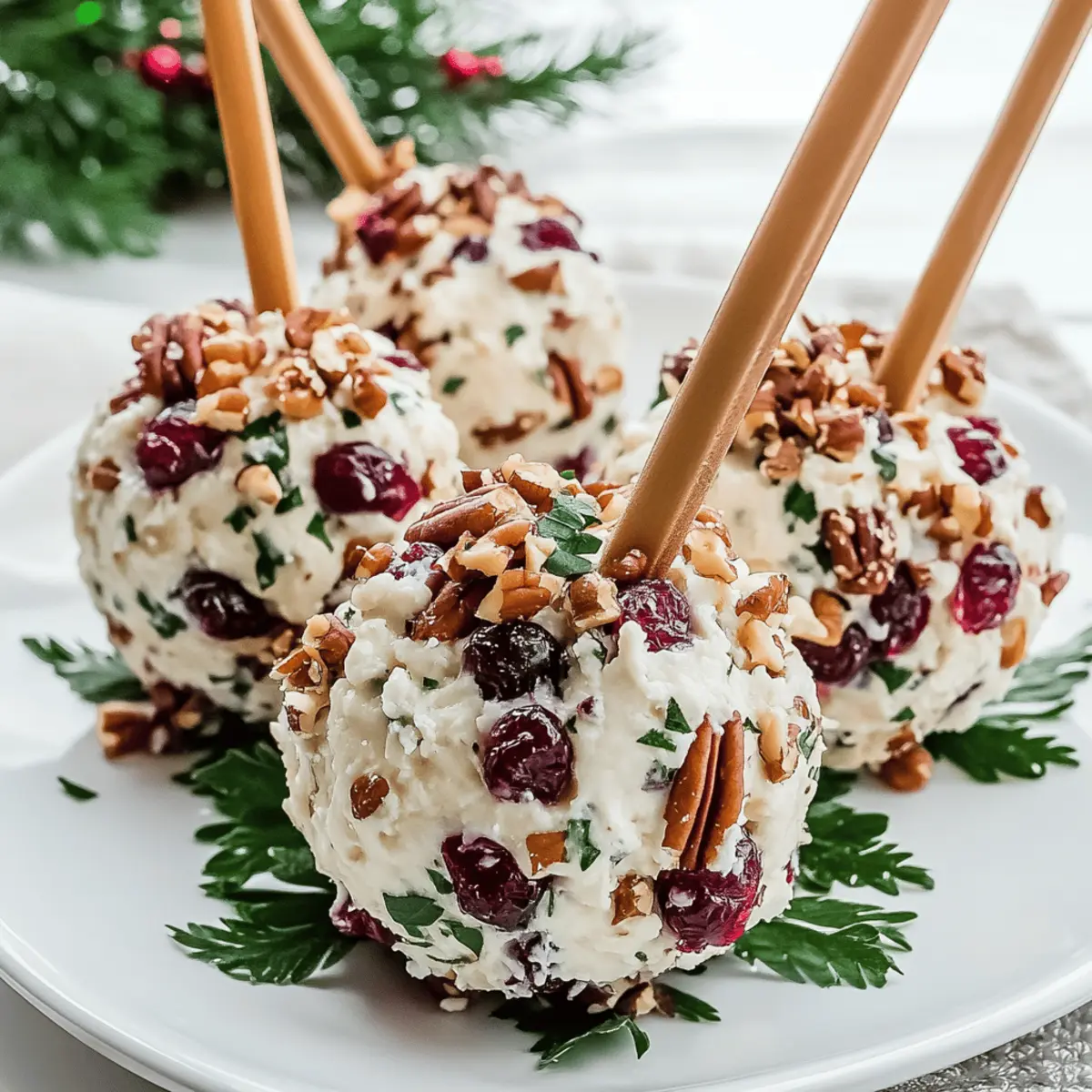 Juicy Christmas Cheese Ball