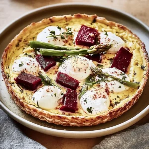 Pink Eggs & Beetroot with Yogurt & Chilli Butter