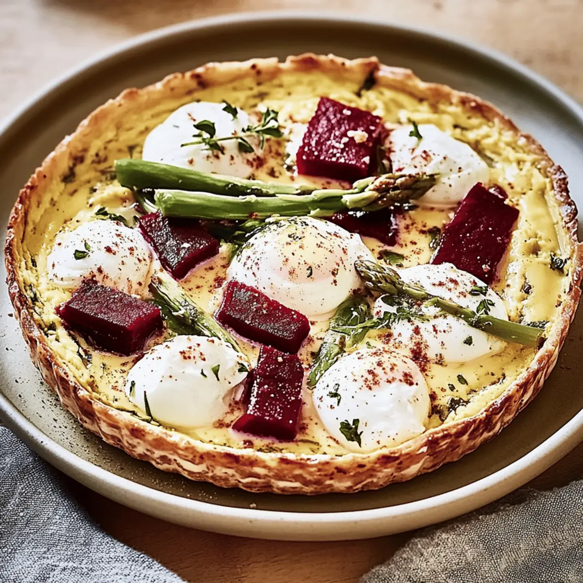 Pink Eggs & Beetroot with Yogurt & Chilli Butter