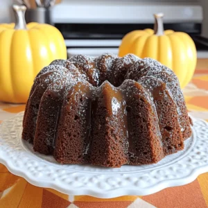Spiked Pumpkin Gingerbread Bundt