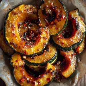 Sweet & Spicy Roasted Patty Pan Squash