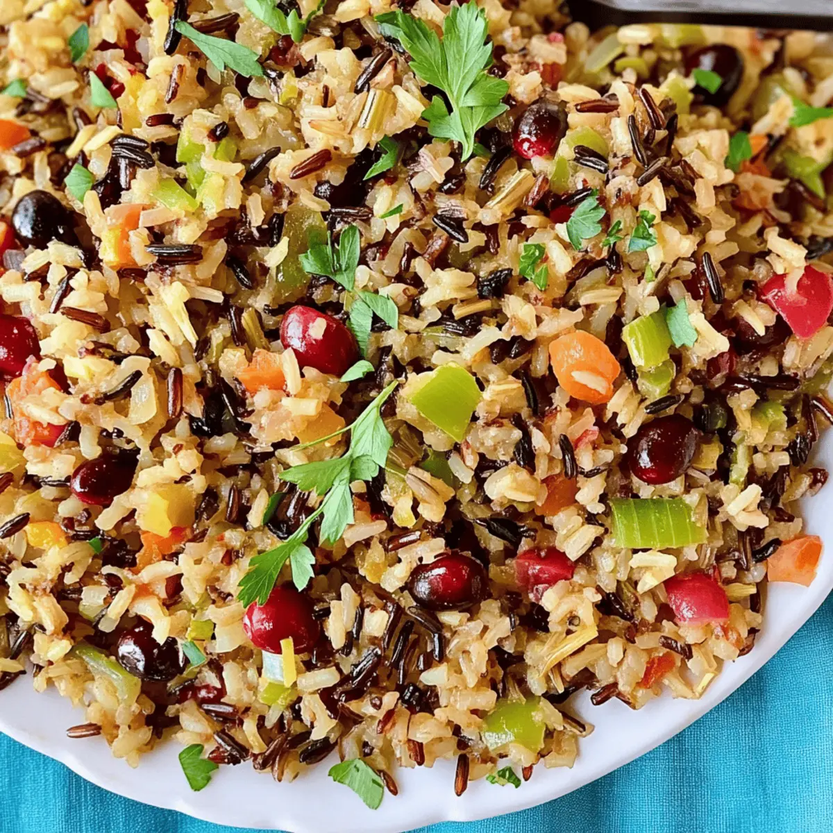 Thanksgiving Wild Rice Pilaf