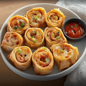 Tortilla Pizza Rolls