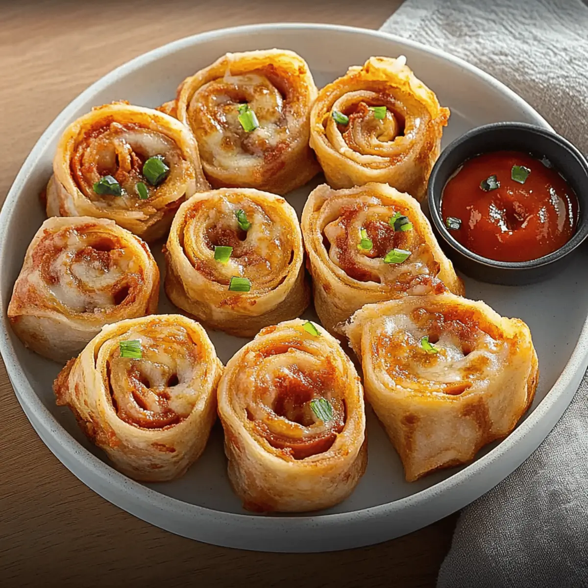 Tortilla Pizza Rolls