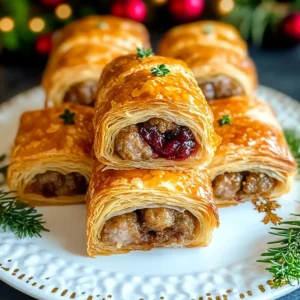 Christmas Sausage Rolls