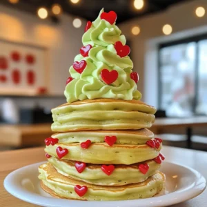 Grinch Pancakes