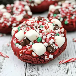 Santa’s Cookies (Red Velvet Christmas Cookies)