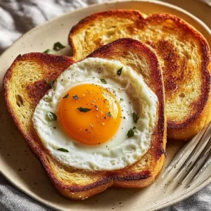 Air Fryer Egg Toast