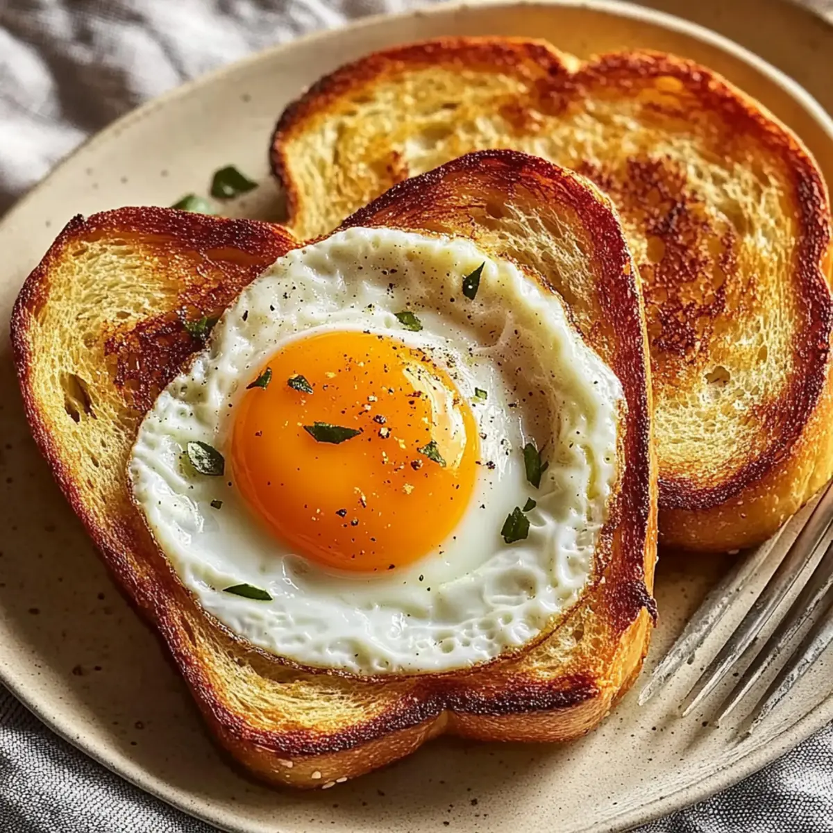 Air Fryer Egg Toast