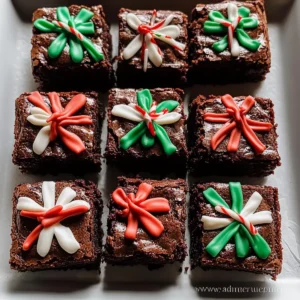 Christmas Present Brownies Gift Recipe