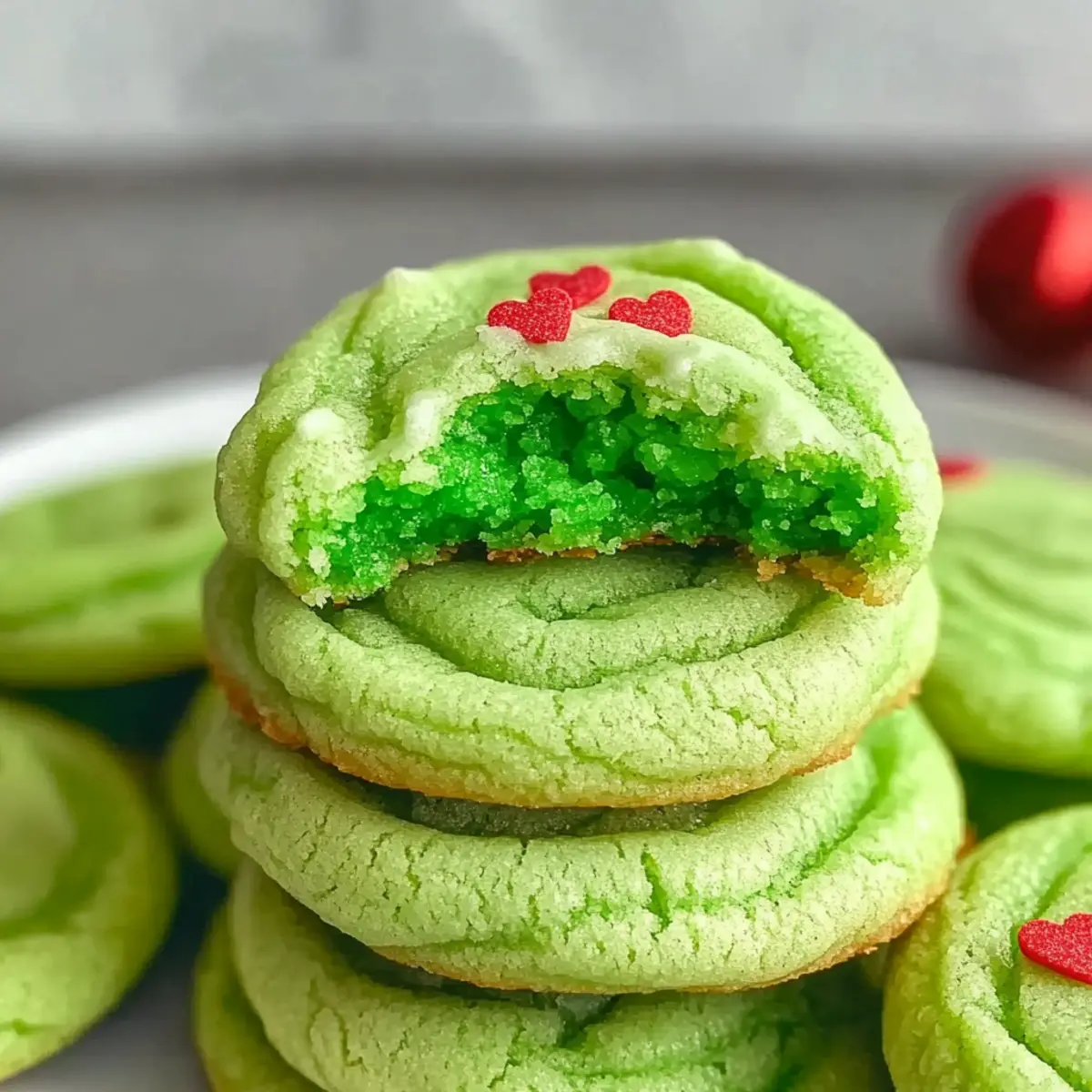 Grinch Sugar Cookies