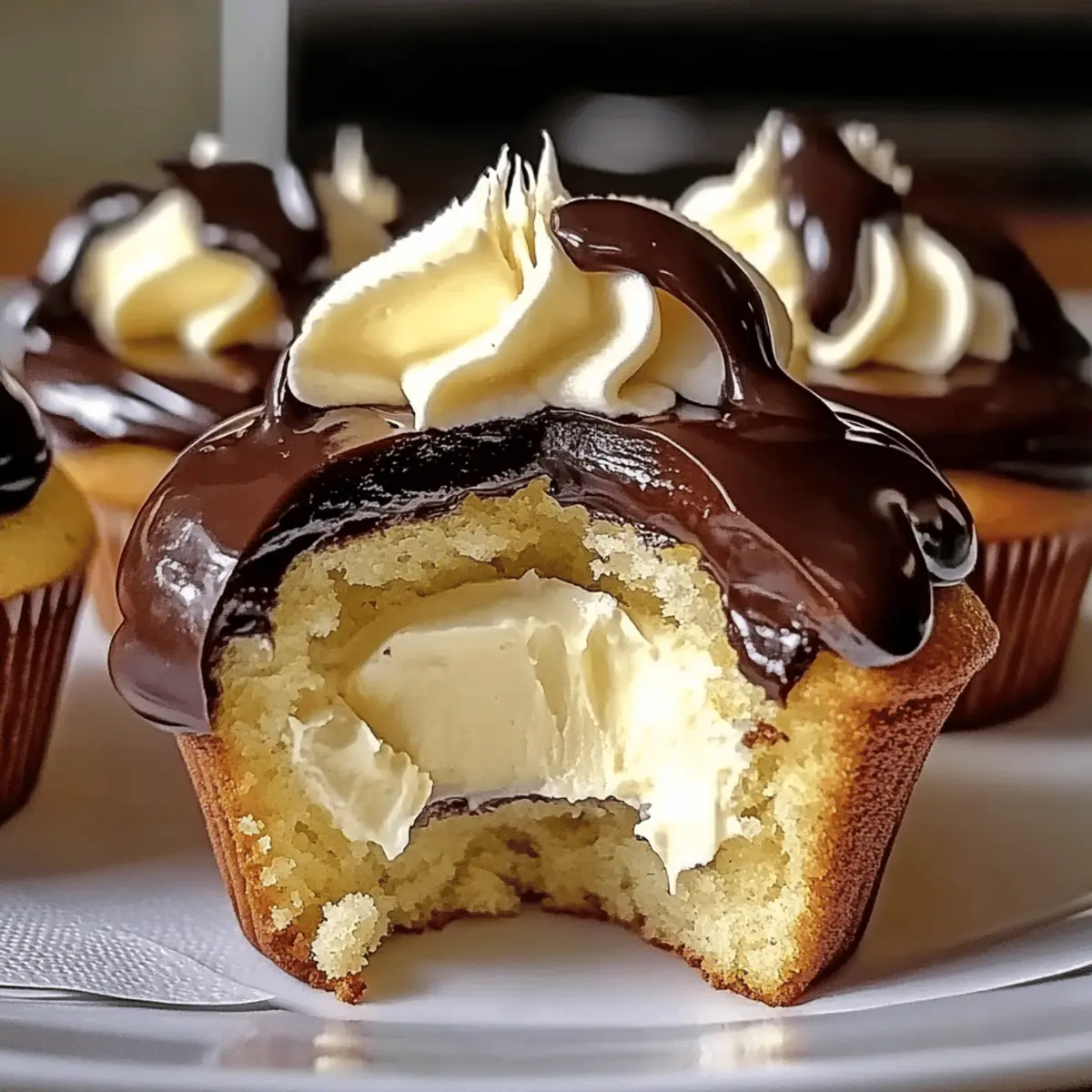 Boston Cream Pie Cupcakes Recipe