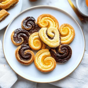 Chocolate-Dipped Orange Palmier Cookies
