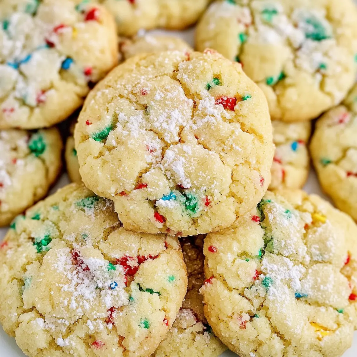 Christmas Gooey Butter Cookies