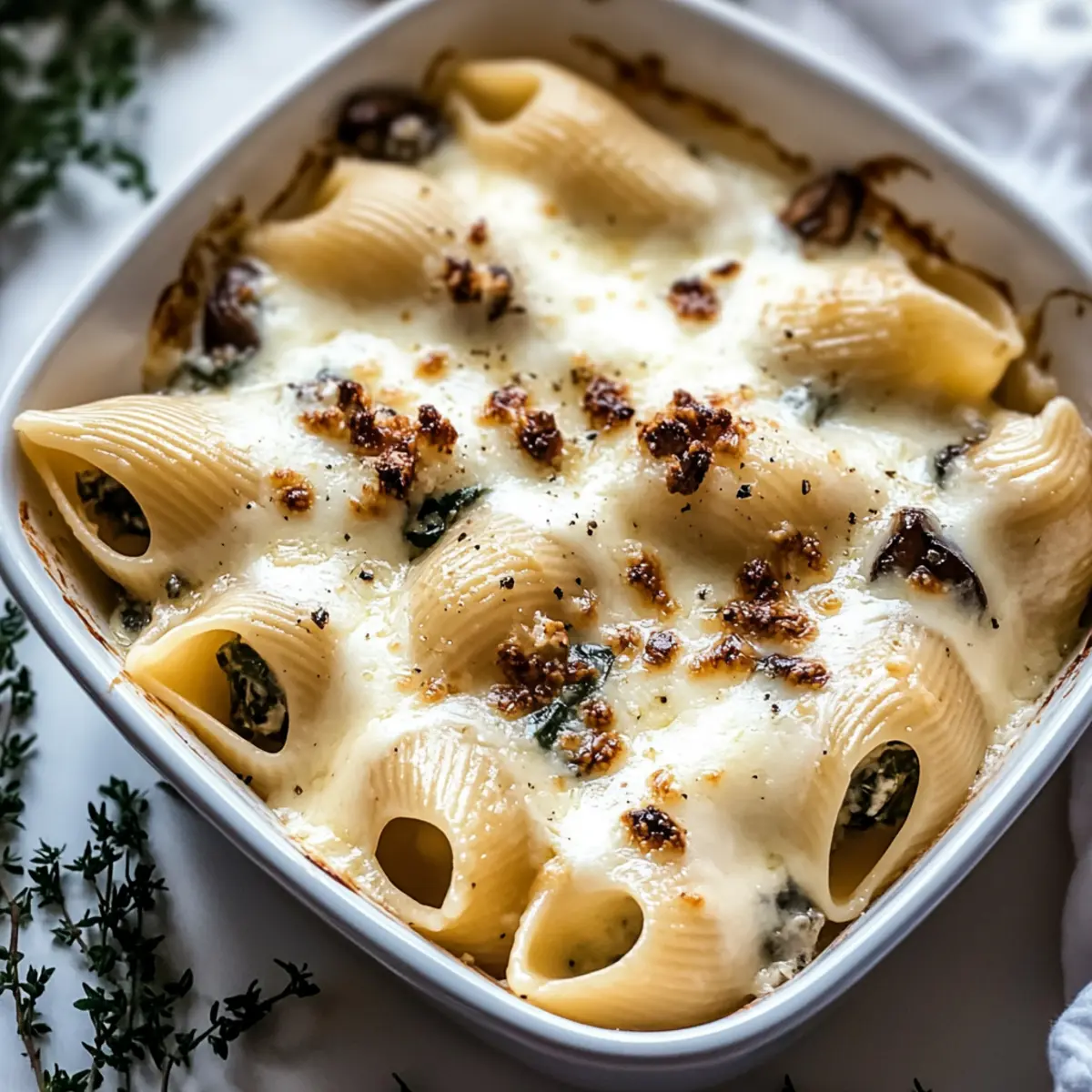 Christmas Stuffed Pasta Shells