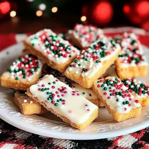 Christmas White Chocolate-Dipped Sugar Wafers