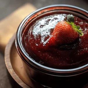 Dark Chocolate Strawberry Jam