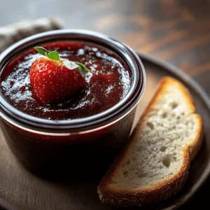 Dark Chocolate Strawberry Jam