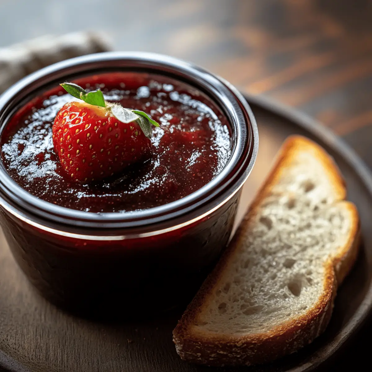 Dark Chocolate Strawberry Jam