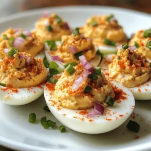 Elote Deviled Eggs