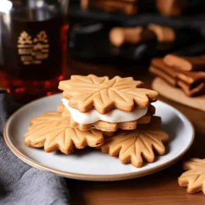 Maple Leaf Sandwich Cookies