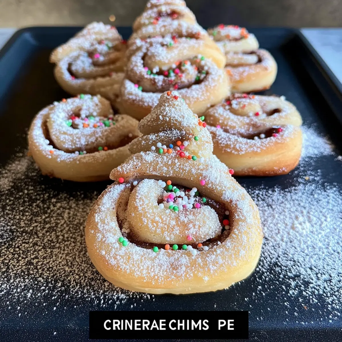 Mochi Christmas Tree Cinnamon Rolls