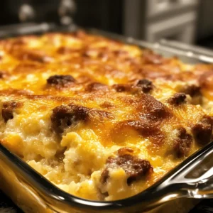 Sausage And Grits Casserole