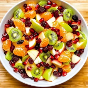 Winter Fruit Salad with Maple-Lime Dressing