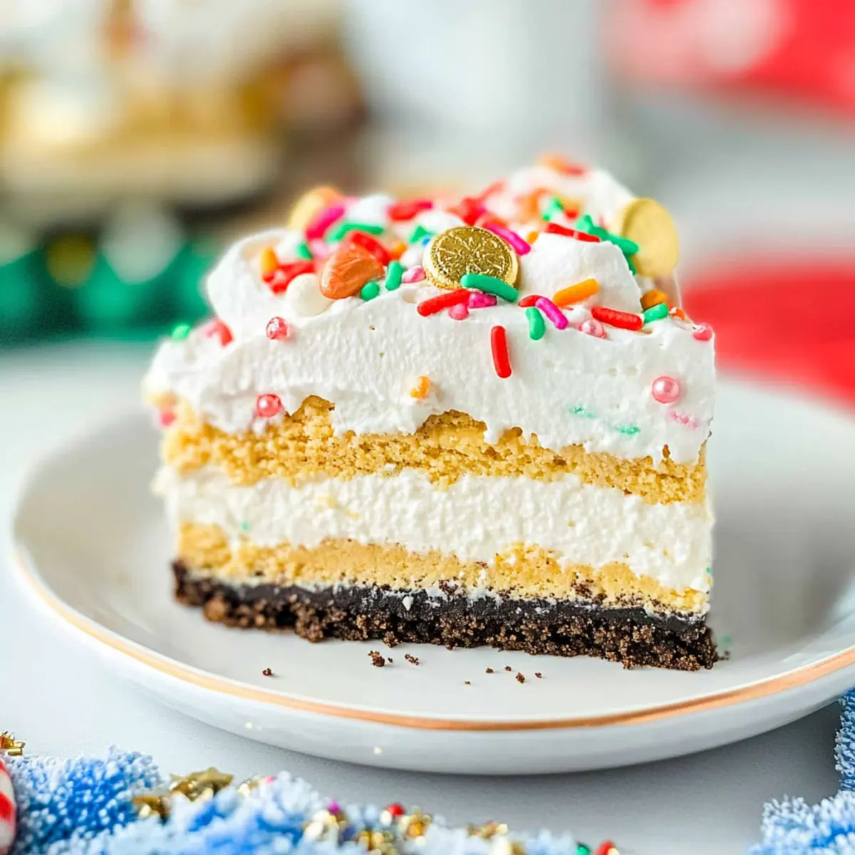 No Bake Christmas Cookie Lush