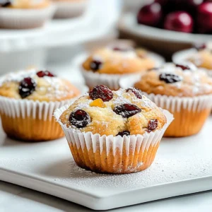 Moist Christmas Stollen Muffins