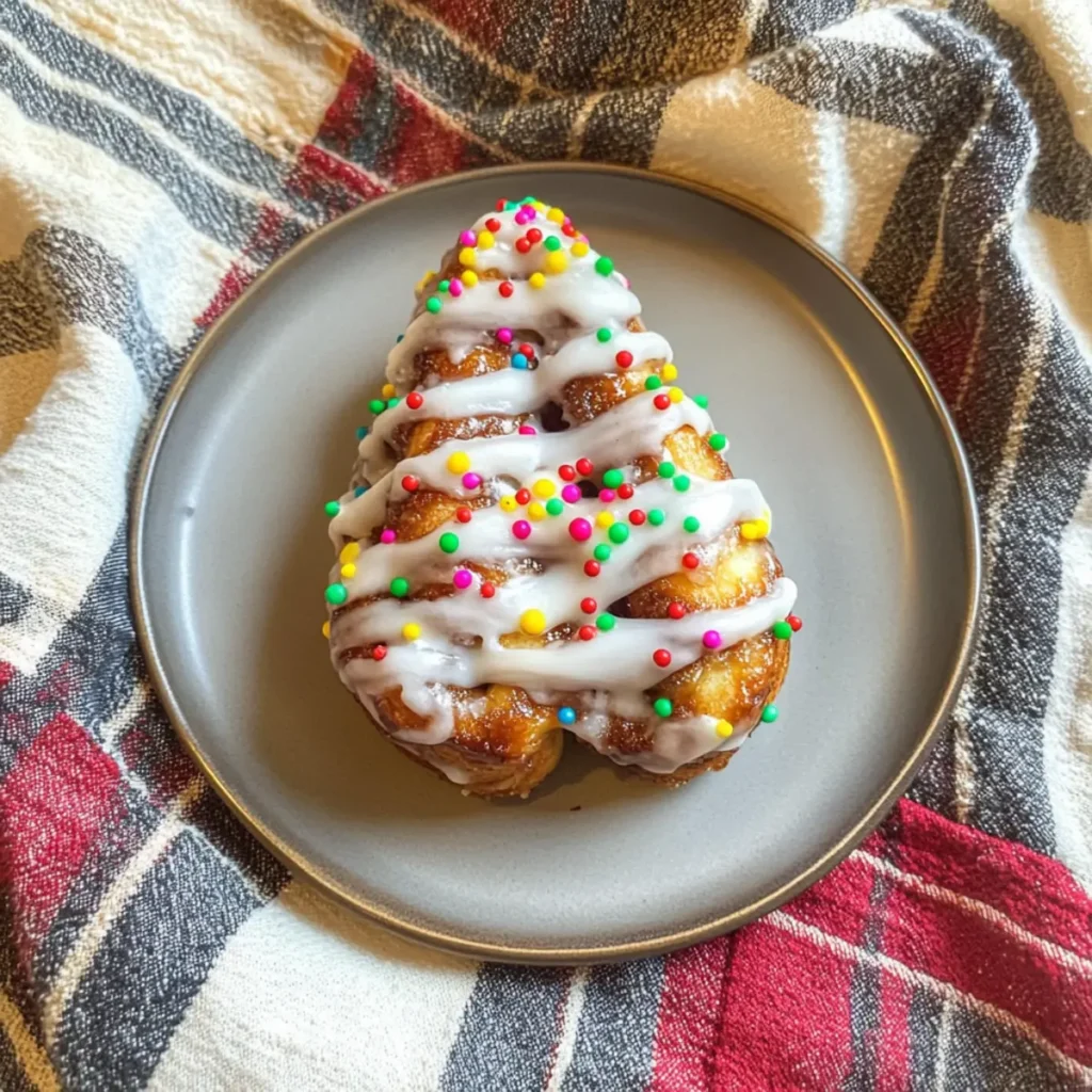 Christmas Tree Cinnamon Rolls