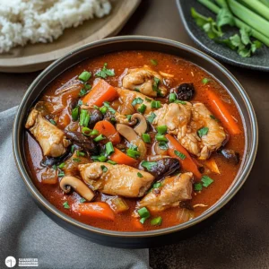 Slow Cooker Korean Chicken Stew