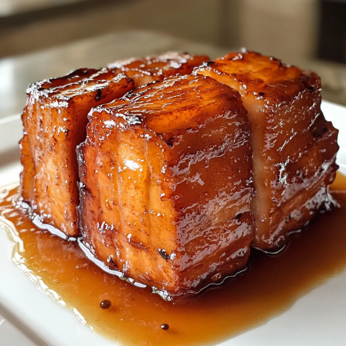 Brown Sugar Glazed Tofu Ham