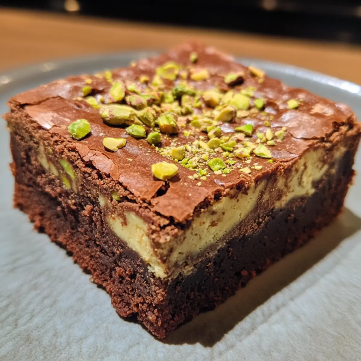 Pistachio Ferrero Rocher Brownies