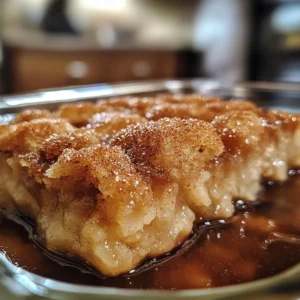 Warm and Gooey Snickerdoodle Cobbler