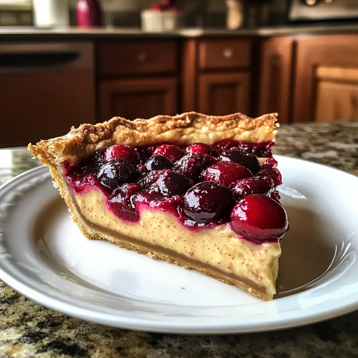 Christmas Pie – Flaky Crust With Spiced Gingerbread Cream Filling