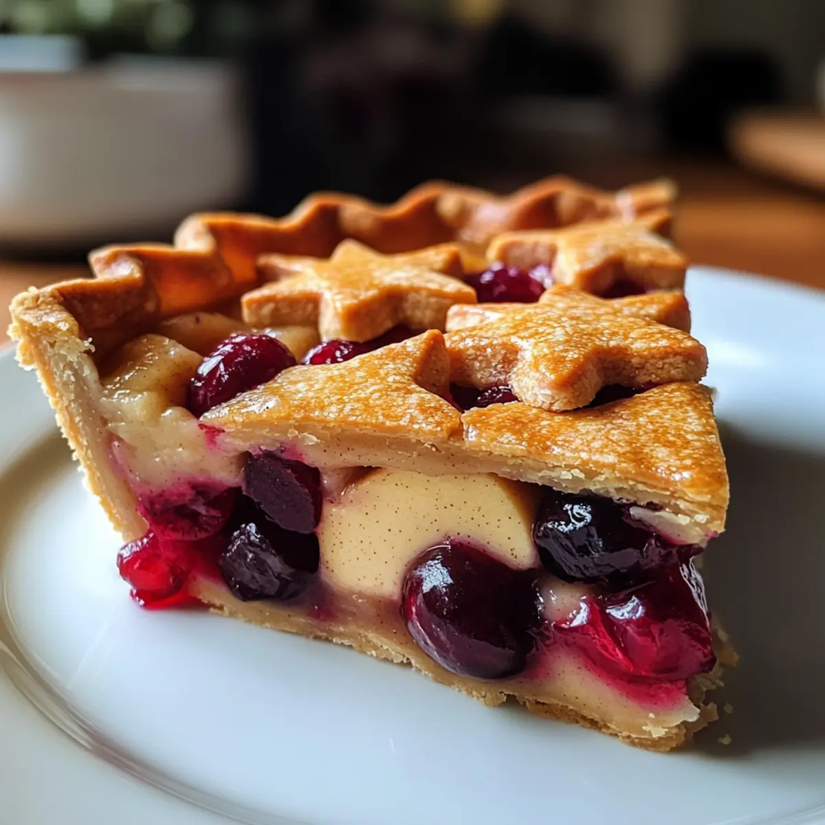 Christmas Pie – Flaky Crust With Spiced Gingerbread Cream Filling