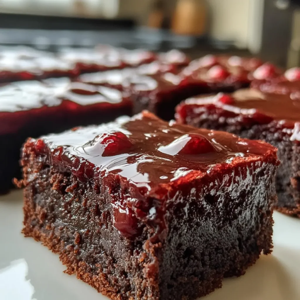 Santa Belly Brownies