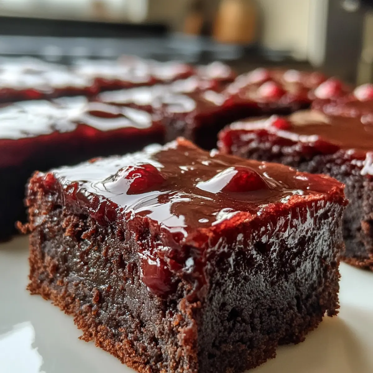 Santa Belly Brownies