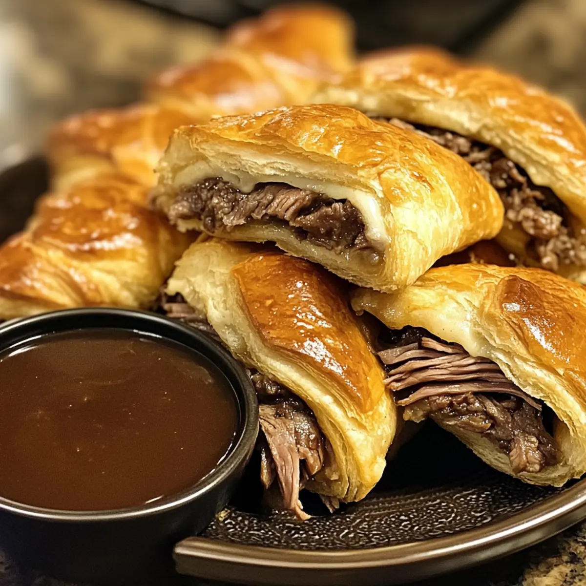 French Dip Crescents