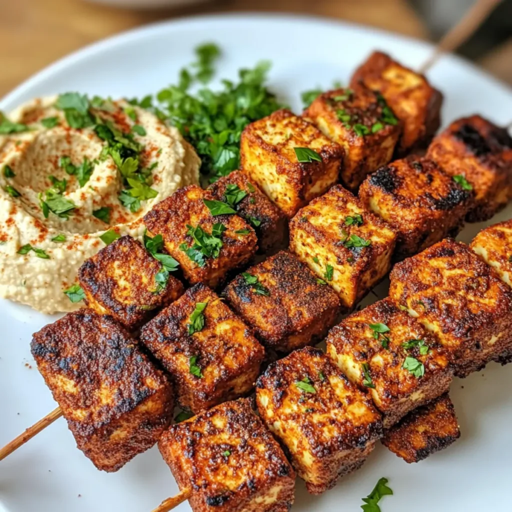 Middle Eastern Tofu Kebabs