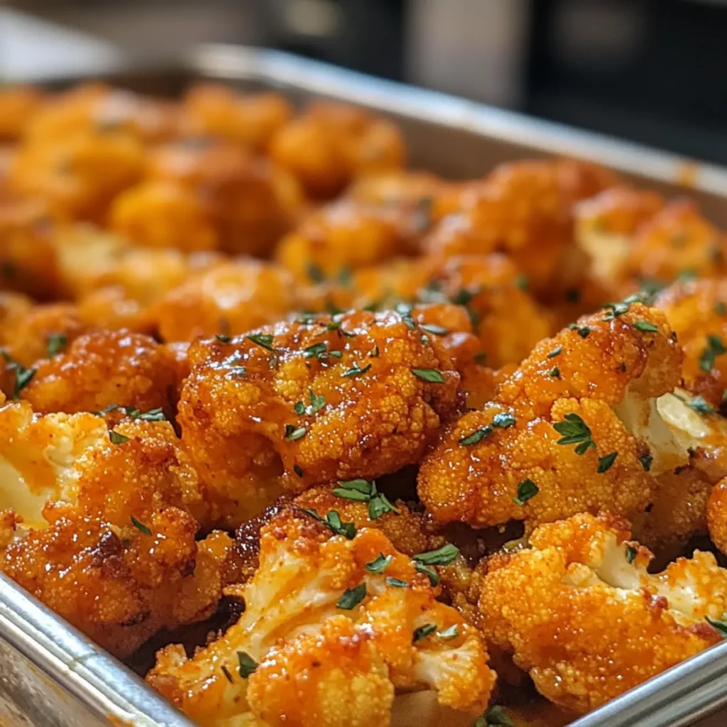Buffalo Cauliflower Bites