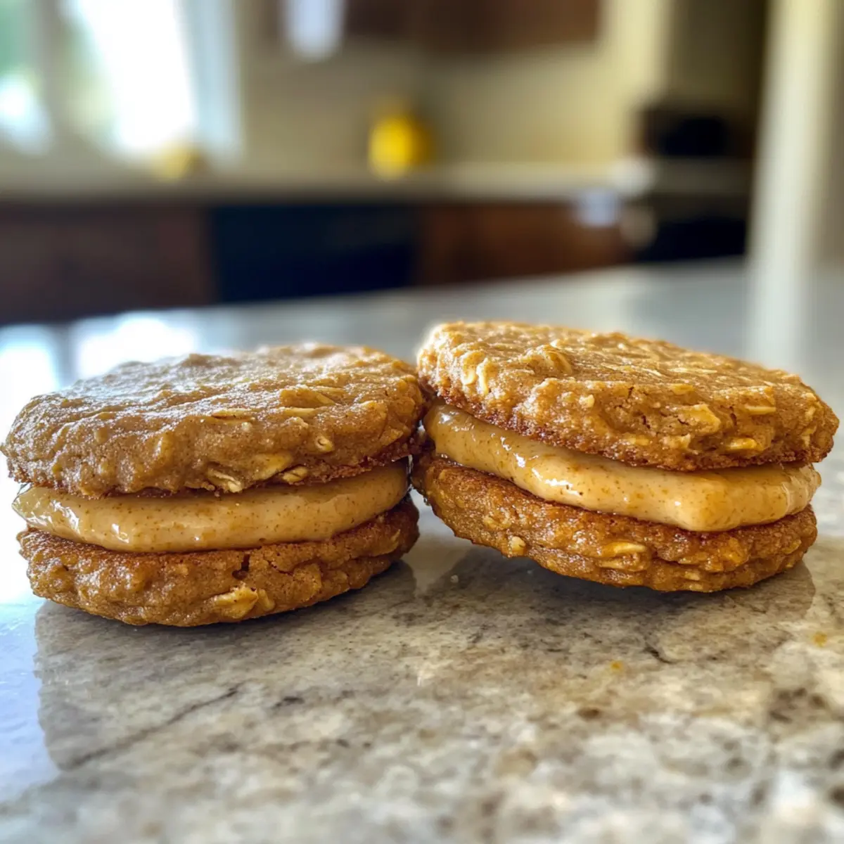 GOLDEN OAT MASALA CHAI CUSTARD SANDWICH COOKIES