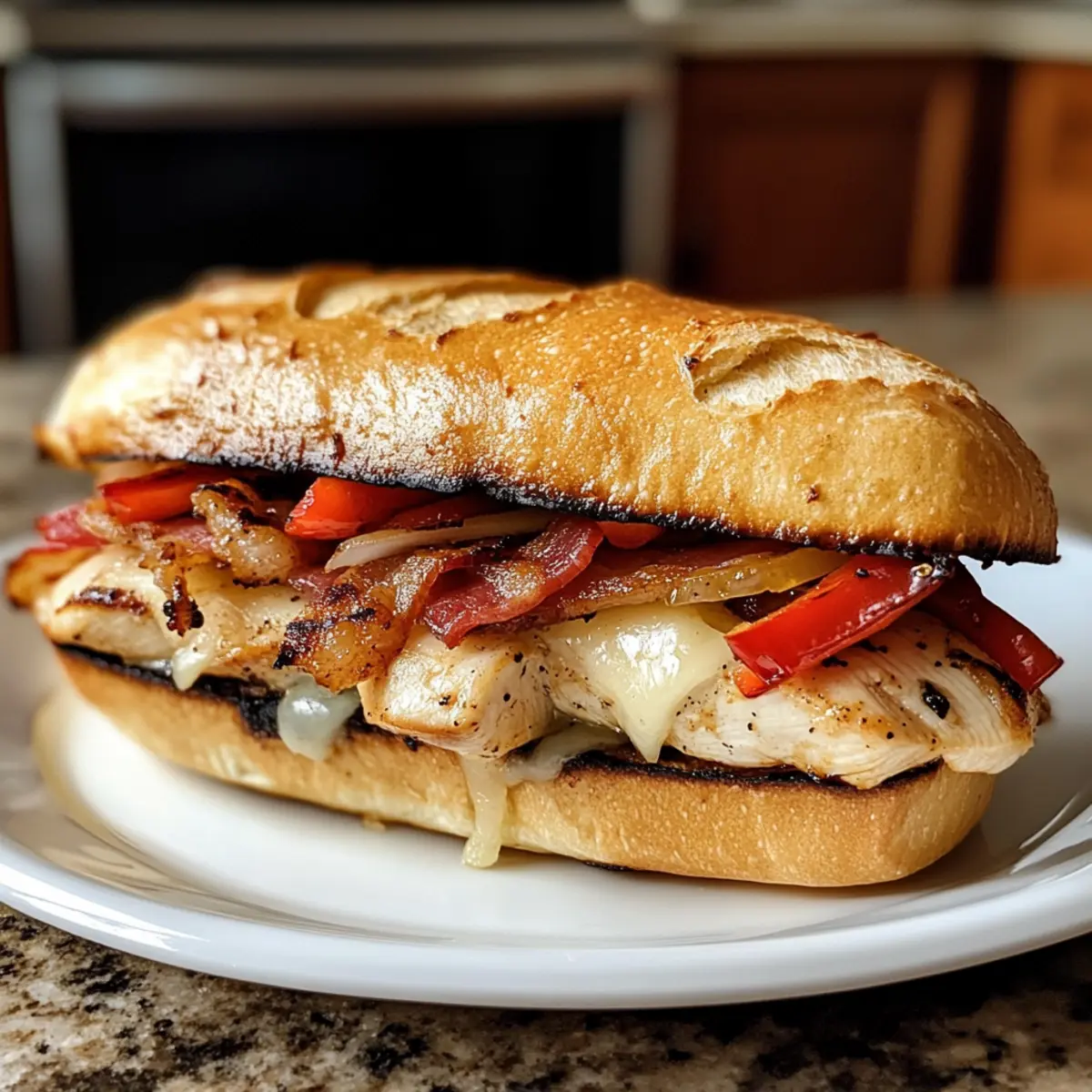 Grilled Chicken Bacon Pepper Jack Ciabatta