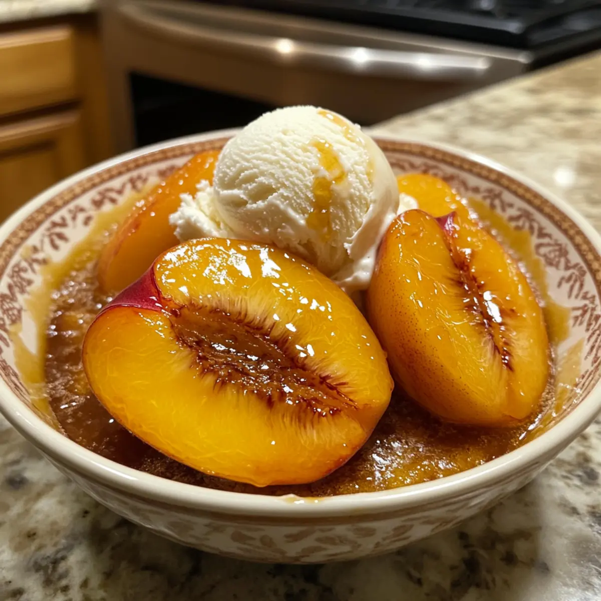 Air Fryer Peaches