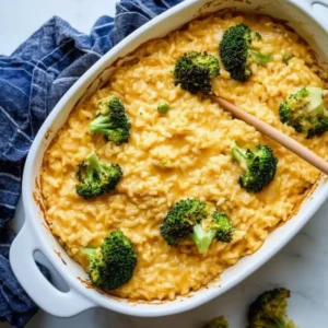 Vegan Cheesy Broccoli and Rice